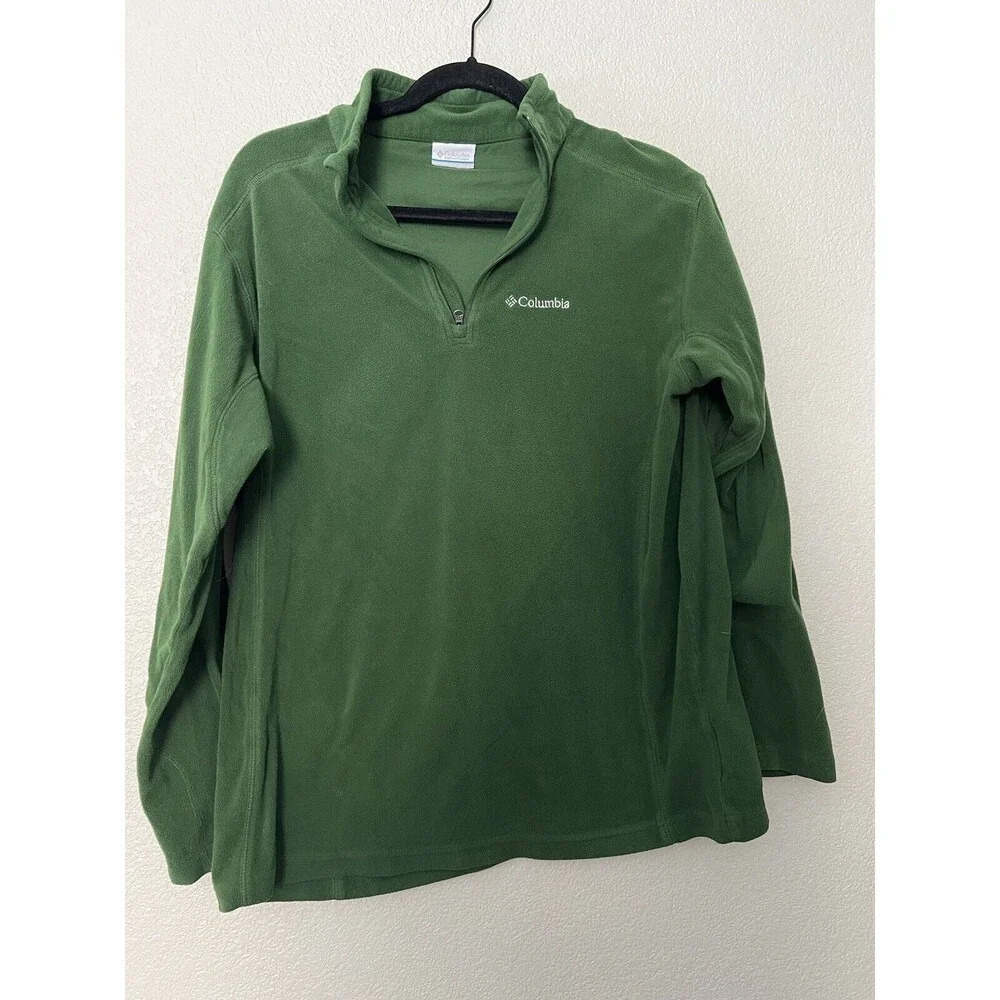 Columbia Men's Fleece Pullover Jacket 1/4 Zipper Size Large